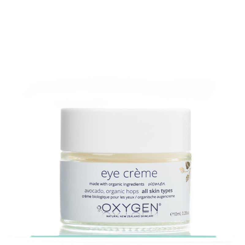 organic eye crème for all skin types - Oxygen Skincare