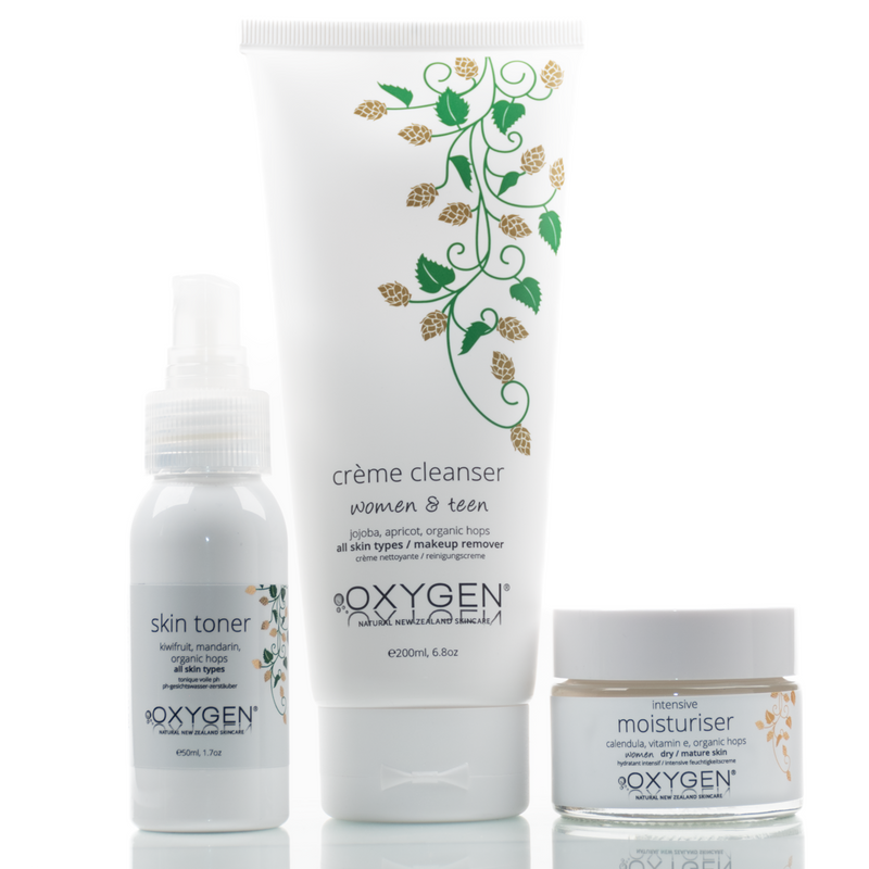 Oxygen Skincare | Skincare Pack for Dry and Mature Skin - Oxygen Skincare