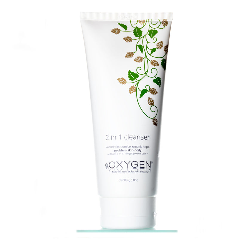 2 in 1 cleanser for problem and oily skin - Oxygen Skincare