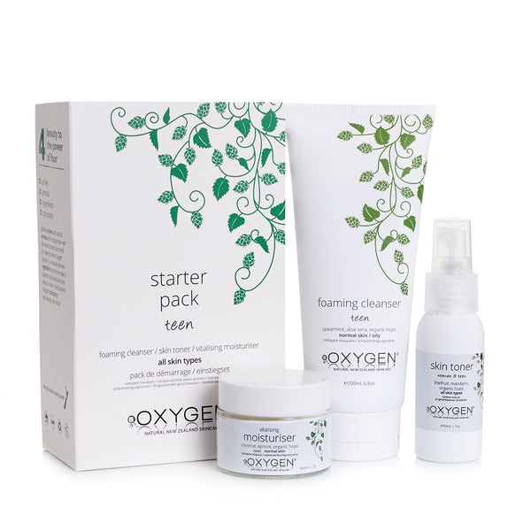 skincare starter pack + free blemish/acne gel - OxygenSkincare Ltd